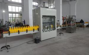 Automatic Pesticide Acid Liquid Bottling Machine Anti Corrosive Filling Capping Labeling