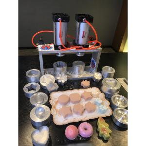 Best Customized Shape Bubble Fizzy Bath Bombs Making Machine Home Shampoo Bar Soap Presser wholesale