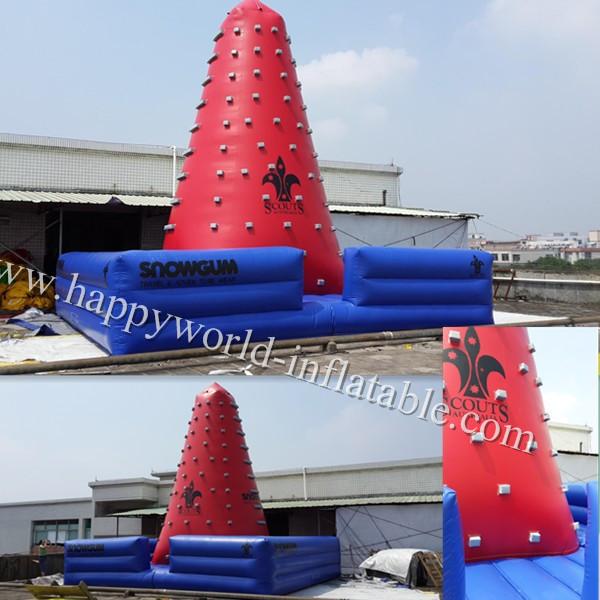 Cheap inflatable climbing , rock climbing wall , climbing ball , inflatable rock climbing wall for sale