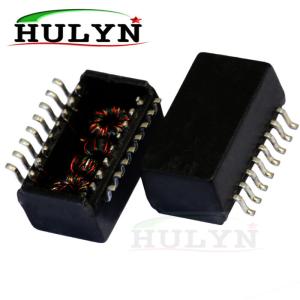 Single Port,16PIN  100BASE-T Ethernet Transformer Modules SMD