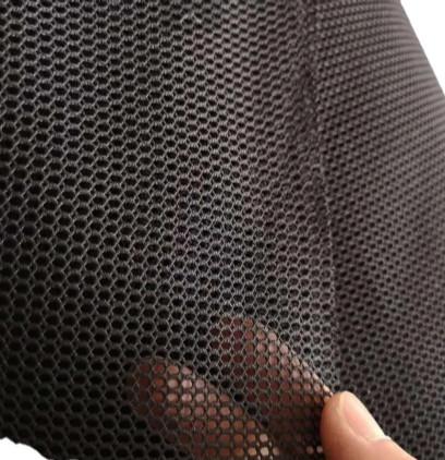 Cheap Single Layer Polyester Mesh Fabric , Black Stretch Poly Mesh Netting Cloth for sale