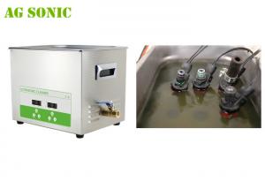 China Fuel Injectors Ultrasonic Cleaning Equipment 10L with SUS Basket and Lid 200W Ultrasonic on sale