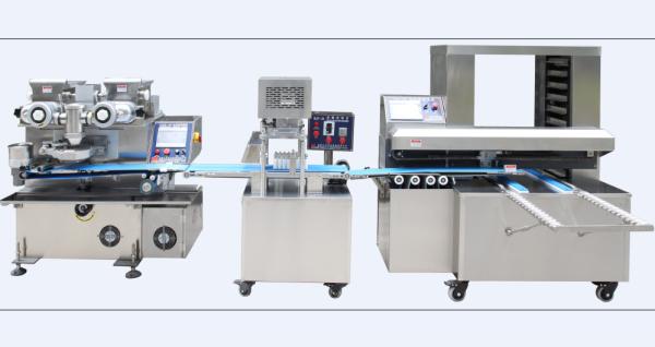 Cheap Encrusting Bread Making Machine , Industrial  Bread Making Equipment Computer Control for sale