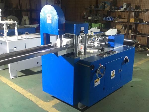 Cheap Table Napkin Production Machine Two Line With Automatic Stacker Separator 1/4 Folded for sale