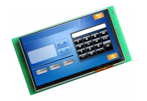 Cheap 7 Inch 800 * 480 Uart Projected Capacitive Touch Screen With RS232 / TTL Interface For Raspberry Pi for sale