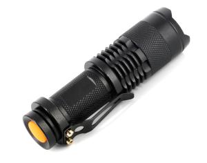 Metal LED Emergency Flashlight 100 Lumens Mini Torch Dry Battery For Promotion Gift
