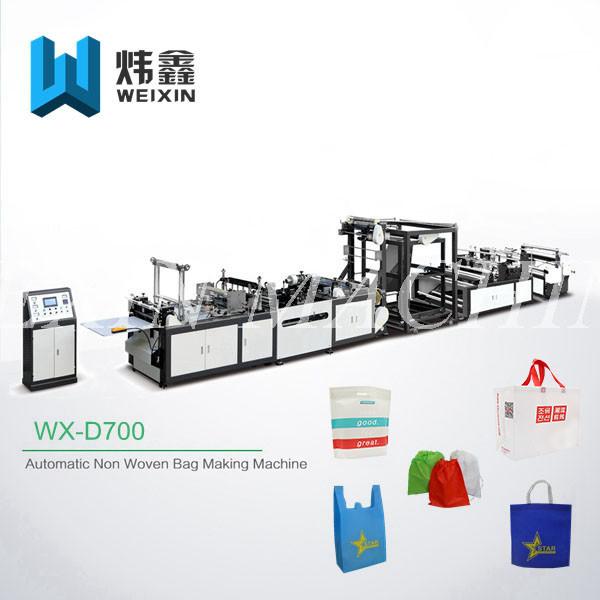 Cheap Box Type Automatic Non Woven Bag Machine / Auto Cloth Carry Bag Making Machine for sale