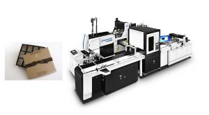 China OEM Paper Box Manufacturing Machine / Industrial Cardboard Box Making Equipment on sale