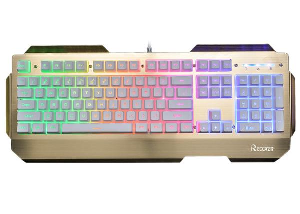 Cheap Palm-rest Multimedia Mechanical Gaming Keyboard Adjustable Colorful Backlit for sale