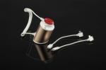 COMER security clamp cell phone display holders with charging and alarm function