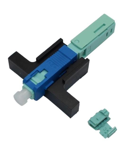 Cheap LAN Sc Quick Assembly Connector , Sc Single Mode Fiber Connectors Pre Embedded for sale