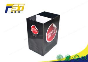Custom 4C CMYK Printing Retail Dump Bin Display Cardboard With Removable Header