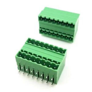 China Pluggable Type Terminal Block PCB 2 Pin 3 Pin 24 Pin 5.08mm Pitch on sale