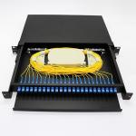 12 24 48 Port ABS ODF Patch Panel For FTTH Solution And Telecom Communication
