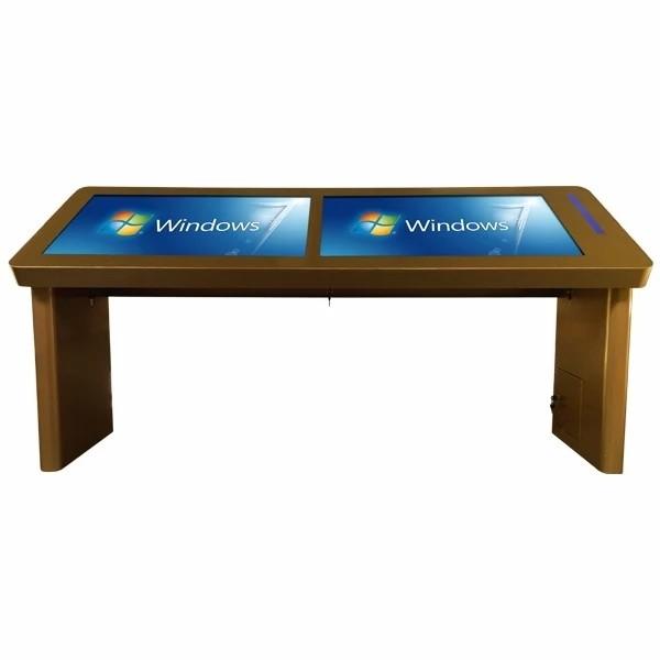Cheap Two Screen Media Dual Interactive Multi Touch Table 43" Usb Android Windows Optional for sale