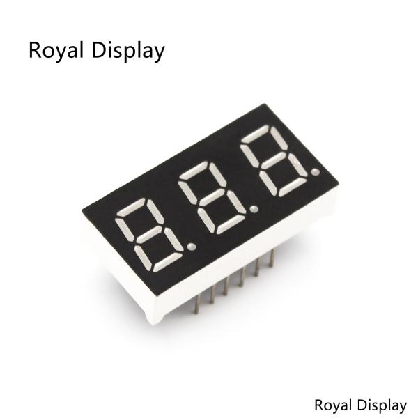 Cheap 100mcd 7 Segment LED Display 3 Digit Numeric LED Display PCAP Touch for sale