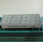 Long Life 4 Digit 7 Segment Led Display Common Anode For Cooker STB 0.39 Inch