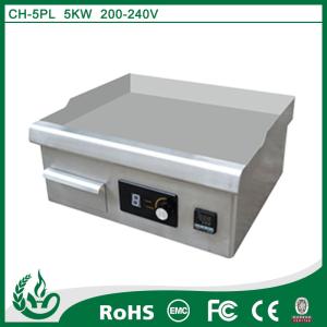 China Easy Cleaning Electric Induction Griddle 220v 5000w Catering Equipment on sale