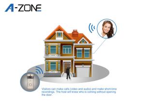 PIR Infrared Detection Ip Video Intercom Doorbell TF Card Recording