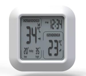 China OEM Thermometer Hygrometer Automatic Moonphase Wireless Temperature Monitoring on sale
