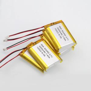 3.7V 2000mAh Lithium Ion Polymer Battery 0.5C Charging Current