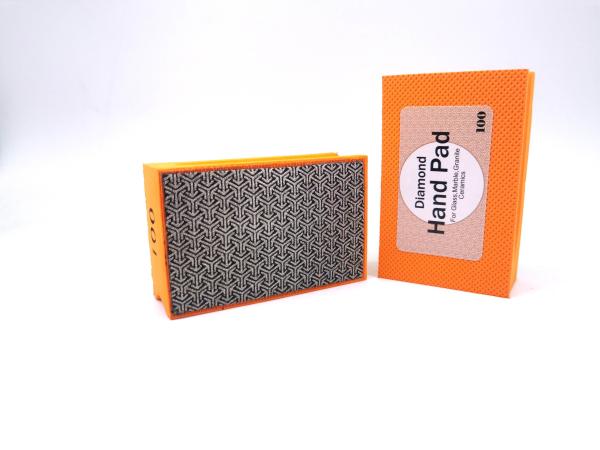 Cheap Electroplated Diamond Arrow pattern Hand Polishing Pads for sale