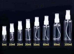Best Hot Sale 100ml Plastic PET Spray Bottle Packing 50ml Alcohol 30ml Disinfectant wholesale