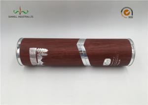 China SGS Printed Cardboard Tubes / Serialized Products Packaging Round Tube Box With Lid on sale