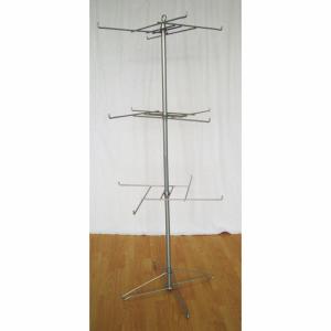 China X Shape 4 Pegs Spinning Display Rack With Wire Foldable Base on sale