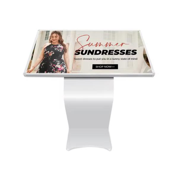 Cheap 32 Inch Shopping Guide Interactive Trade Show Touch Screen Kiosk Self Service Terminal for sale