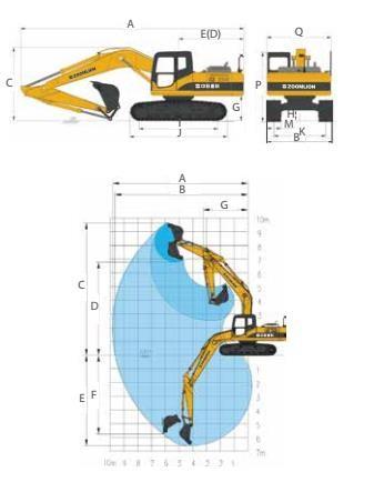 Cheap 21300kg Hydraulic Crawler Excavator Hydraulic Backhoe Excavator for sale