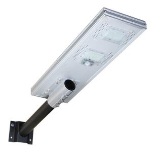 Motion Sensor Solar Parking Lot Lights With Pole 100w 2700k-6500k Color Temperature