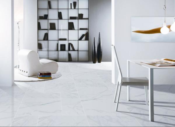 Cheap Glazed Large Format Porcelain Tile , Marble Effect Ceramic Floor Tiles for sale