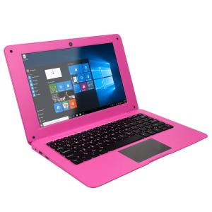 Mini Portable Laptop Computer 10.1 Inch with Pink Color Display Resolution 1280*800 Win 10 Z8350 IPS 2G 32G