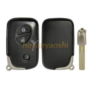 Lexus 3 Buttons Smart Key Shell with Emergency Key Insert