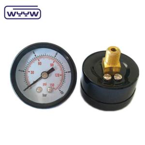 Best 1/8 1/4 threaded connection 16 bar water pressure gauge manometer price wholesale