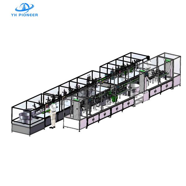 Cheap High Efficiency Small Assembly Line for Water Meter Production with 20-25pcs/min Capacity and Automatic Feeding for sale