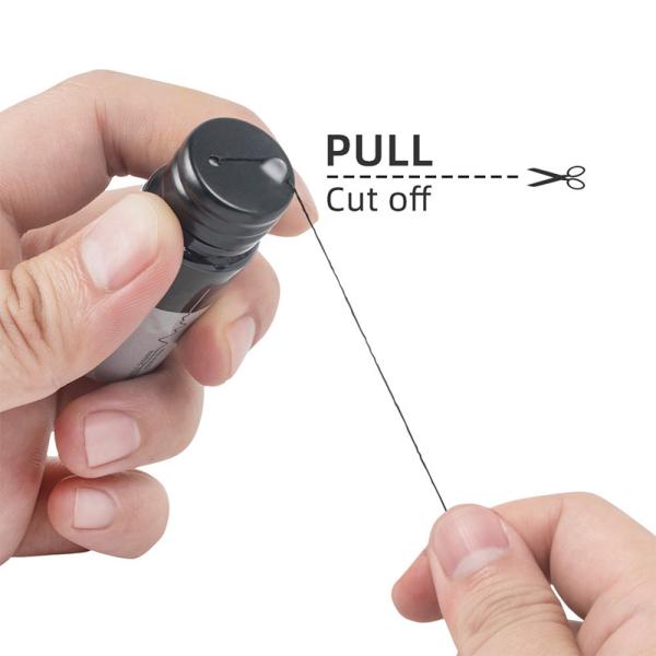 Cheap Black White Microblading Pre Inked Mapping String Thread Eyebrow Measure Positioning Tools for sale