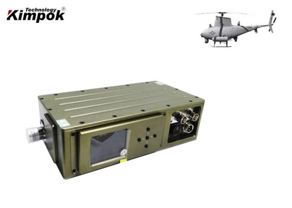 Cheap COFDM Wireless UAV Video Data Link Up To 100km LOS AES 256 Encryption for sale