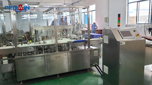 Cheap PLC Bus Control Vial Filling Line with Argon Fill for Oxygen Level Below 5% for sale