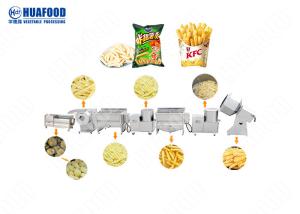 Best Semi Automatic Small Scale Frozen Potato Flakes Chips Processing Line Making Machines wholesale