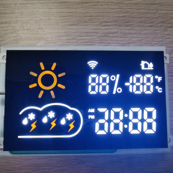 Cheap ROHS 80mcd 7 Segment LED Display For Weather Forecast Module for sale
