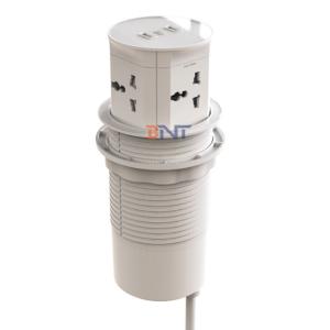 China Lifting Up Tower Extension Multiple Power Socket With Usb Charger Type A Type C on sale