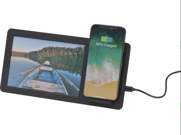 Cheap Wireless Charging Smart Digital Picture Frame , 10W Electric Picture Frame for sale