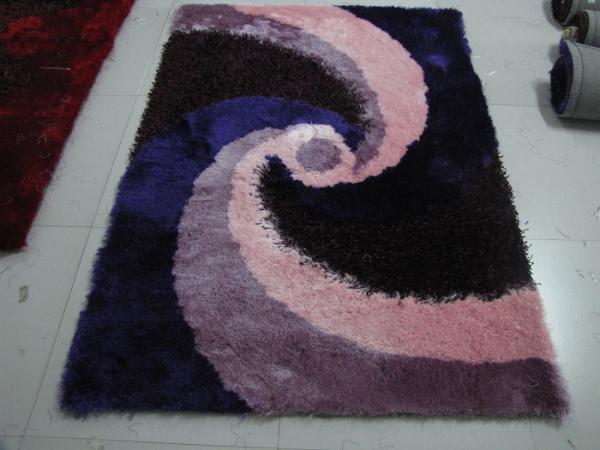 Cheap Very Soft Polyester Shaggy Carpet and Rug With Pattern Vortex(6006) for sale