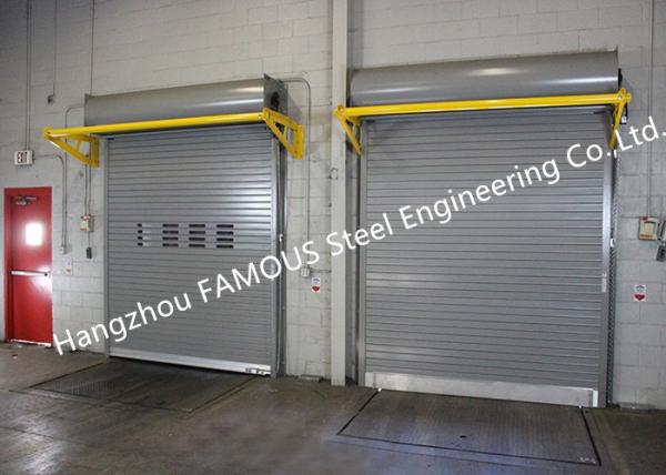 Cheap Light Duty Industrial Roll Up Doors High Speed Rigid Rolling Doors With Low Maintenance for sale