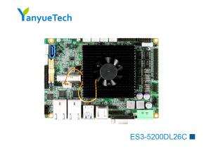 ES3-5200DL26C​ 3.5”Sbc Single Board Computer Soldered On Board Intel®I5 5200U CPU 2LAN 6COM 12USB