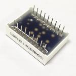 Customized Size 1 Digit 16 Segment LED Display 0.8 inch White Color