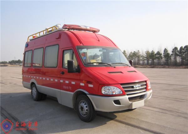 Cheap Communication Fire Command Vehicles With 100 Watt Alarm Function Module for sale