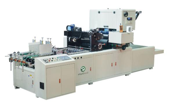 Cheap Automatic Tissue Napkin Paper Box Window Box Patching Machine for sale